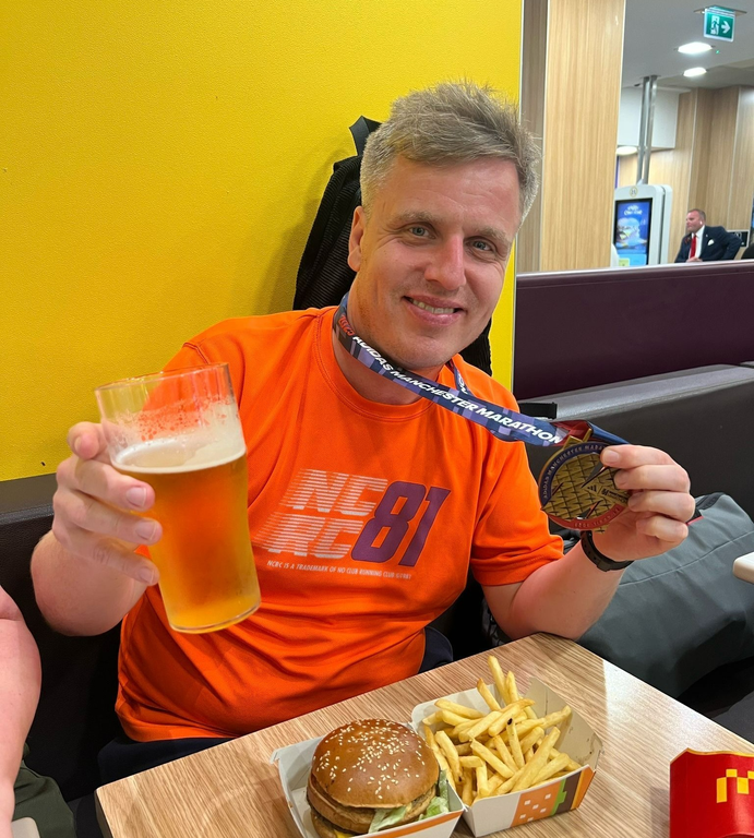 Kevin Wilson Conquers the Manchester Marathon - Cover Image